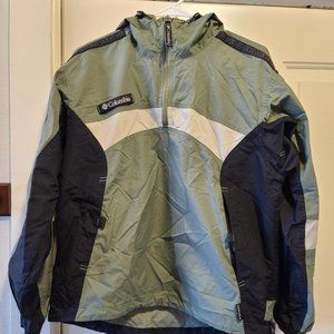 Green • Columbia Windbreaker Jacket • Size Medium